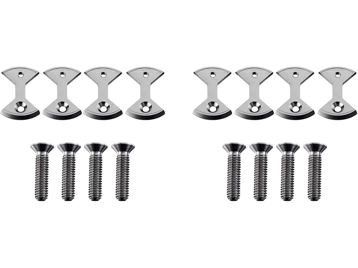 Calas De Placa De Pedal Velo Pro De Titanio Para Piezas De Repuesto Zero De 8 Tornillos