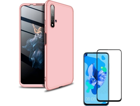 Carcasa y Protector Huawei Honor 20 Slim armor 360º Rosa