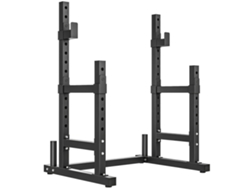 Soporte Discos 2 Niveles Acero 300kg Almacenamiento Barras Fitness