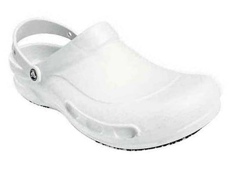 Zuecos CROCS Bistro Hombre (37-38 - Blanco)