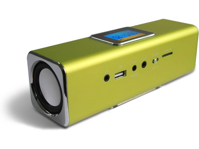 Technaxx Musicman Ma altavoz jack 3.5 mm usb microsd 2 x 3 w rms pantalla lcd ukw 150 hz 18 khz color usbsdmp3