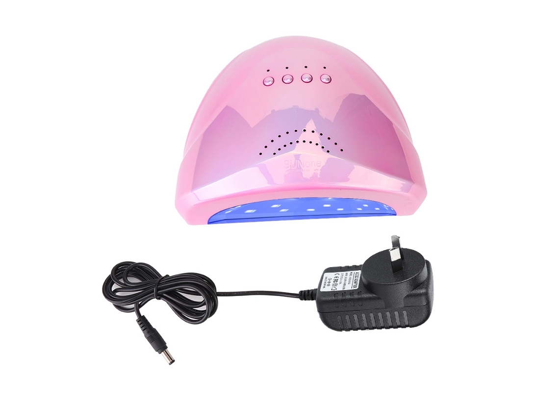 Rebe-lâmpada Led De Secagem Para Unhas 48w Ferramenta De Manicure Para Esmaltes Gel Cor Rosa