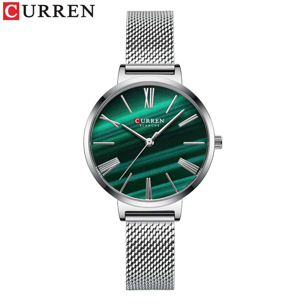 Reloj De Mujer Creativo Y Minimalista, Piel Auténtica, Elegante Reloj De Mujer.