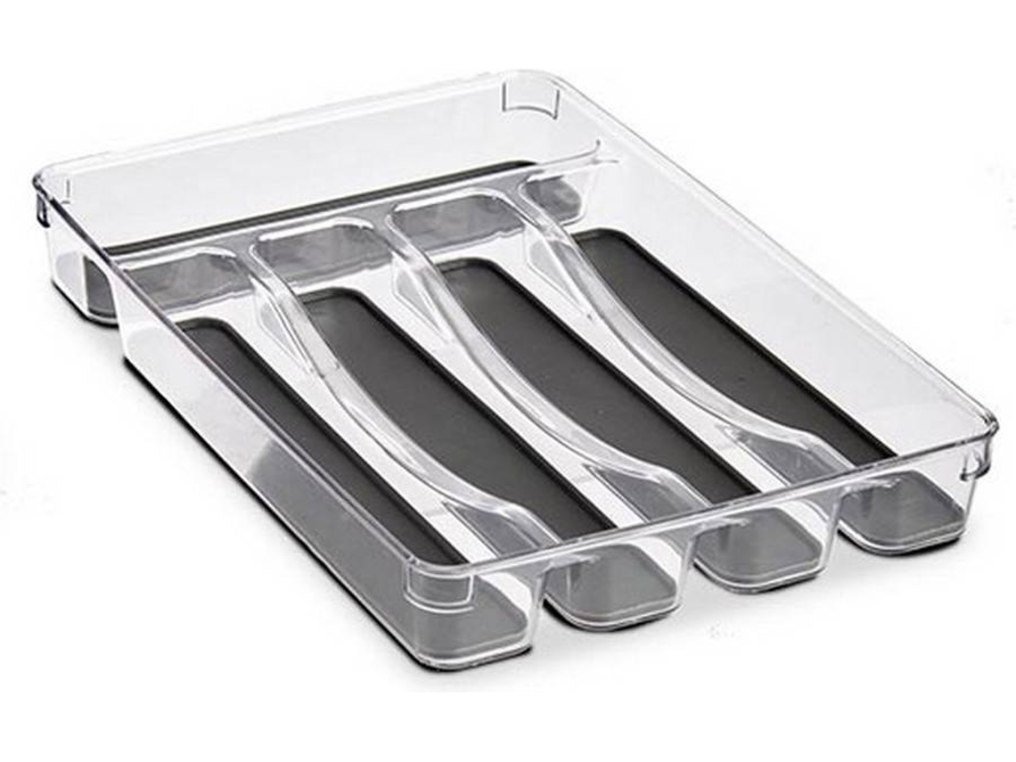 Organizador BIGBUY (Gris - Plástico - 23.3x4.5x32.7 cm)