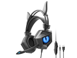 Auriculares Para Juegos Con Cable, Micrófono De Alta Definición Integrado Y Compatibilidad Con Sonido Estéreo 3d.