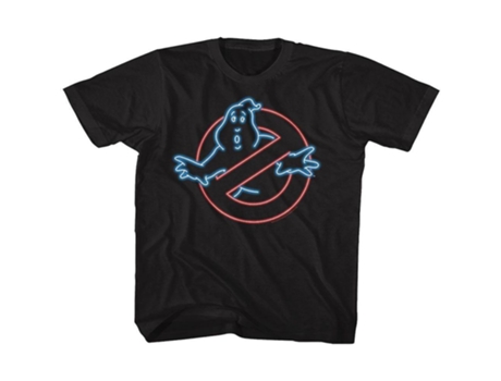 Camiseta ROCKINSTONE para niños Ghostbusters Neon Ghost (M)