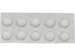 10 Protectores De Goma De Silicona Redondos Adhesivos Suaves Y Antideslizantes Para Teclado Para Uso Doméstico E