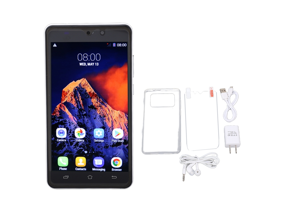 Smartphone Ultra YHL M11 con Wifi, 5,5 pulgadas, 10 núcleos, 2 GB + 16 GB, Android 12.0, 5 MP + 8 MP, blanco