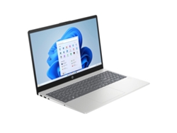 Portátil HP 15 FC0130NS (plata, SSD de 512 GB, 8 GB de RAM, conector UE de 15,6", teclado QWERTY español, AMD)