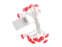 2026-20 Luces De Cadena De Hongos Led Para Decoración De Jardín, Navidad, Bodas Y Fiestas