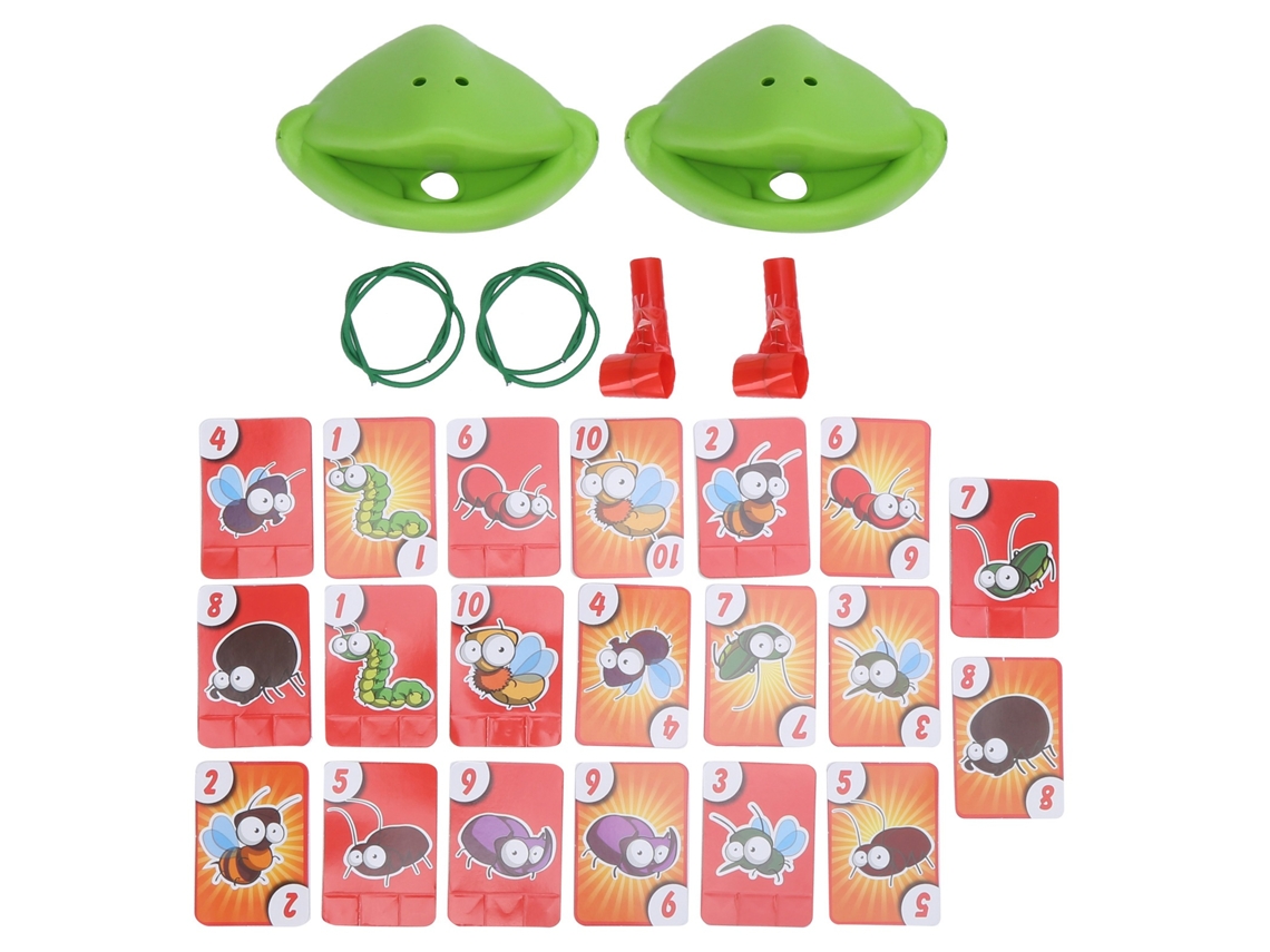 Divertido Juego De Mesa Con Lengua De Rana Para Atrapar Cartas - Juego De Fiesta - Para Entrenar La Coordinación De Los Niños