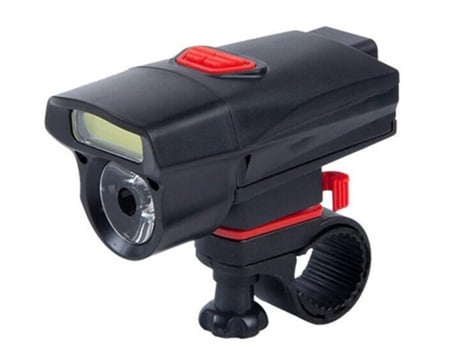 Luz de bicicleta de carga Usb 6 modos bicicleta Led ciclismo luz delantera luces de bicicleta lámpara linterna impermeable P-negro ENZONS