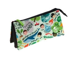 Malas Para Tudo Triplas GRAFOPLAS Revolution Green Multicolor 23,5 X 12 X 14 Cm