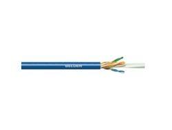 Cable de instalación Cat.6, U/utp, Eca, Awg 23/1, PVC, 305 m, azul, tarjeta Belden