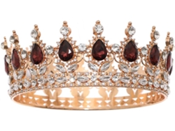 Coroa De Casamento Ciieeo, Leve E Confortável, Em Liga Metálica E Strass, Faixa De Cabelo Feminina.