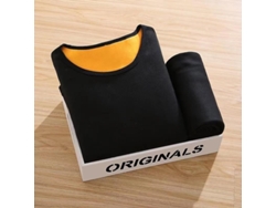 2026-conjunto De Ropa Interior Térmica Para Mujer Jaycosin De Punto Dorado Alto Elasticidad Poliéster Grueso Invierno