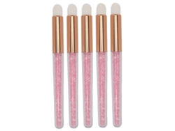 5 Brochas De Cristal Brillante Para Labios Y Pestañas Para Maquillaje