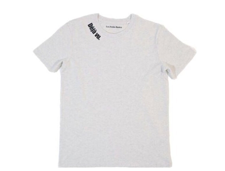 Camiseta Unisex LES PETITS BASICS Ecológico Déjà Vu Algodón Orgánico Azul (M)