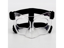 Dan26-protector De Nariz Ajustable Para Deportes Fútbol Baloncesto, Mascara Facial Transparente Anti Impacto Negro Claro