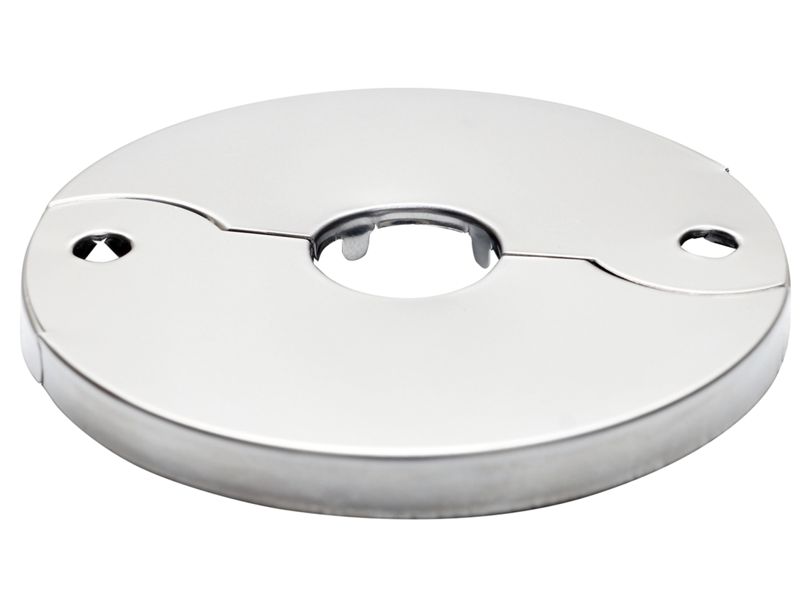 21 mm (1/2) Collar Dividido en Dos Piezas Cromado para Válvulas de Acero - Cubierta para Orificio de Válvula