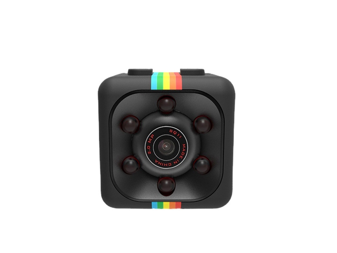 Cámara De Vigilancia Sq11 Cámara Pequeña Hd Visión Nocturna 1080P Negro YUYSAN