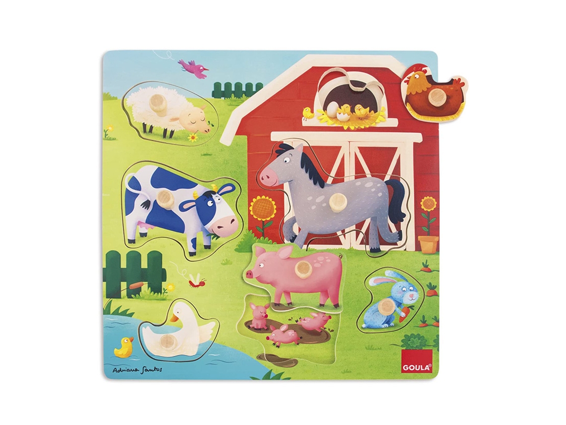 Puzzle JUMBO Mothers y Babies Farm (7 Piezas)