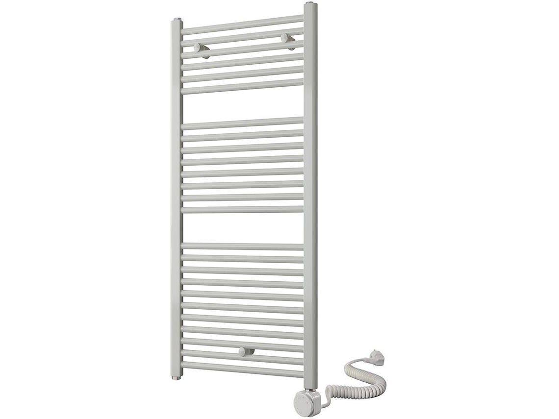 Radiador Secatoallas 120 cm x 50 cm eléctrico acabado blanco fabricado en acero