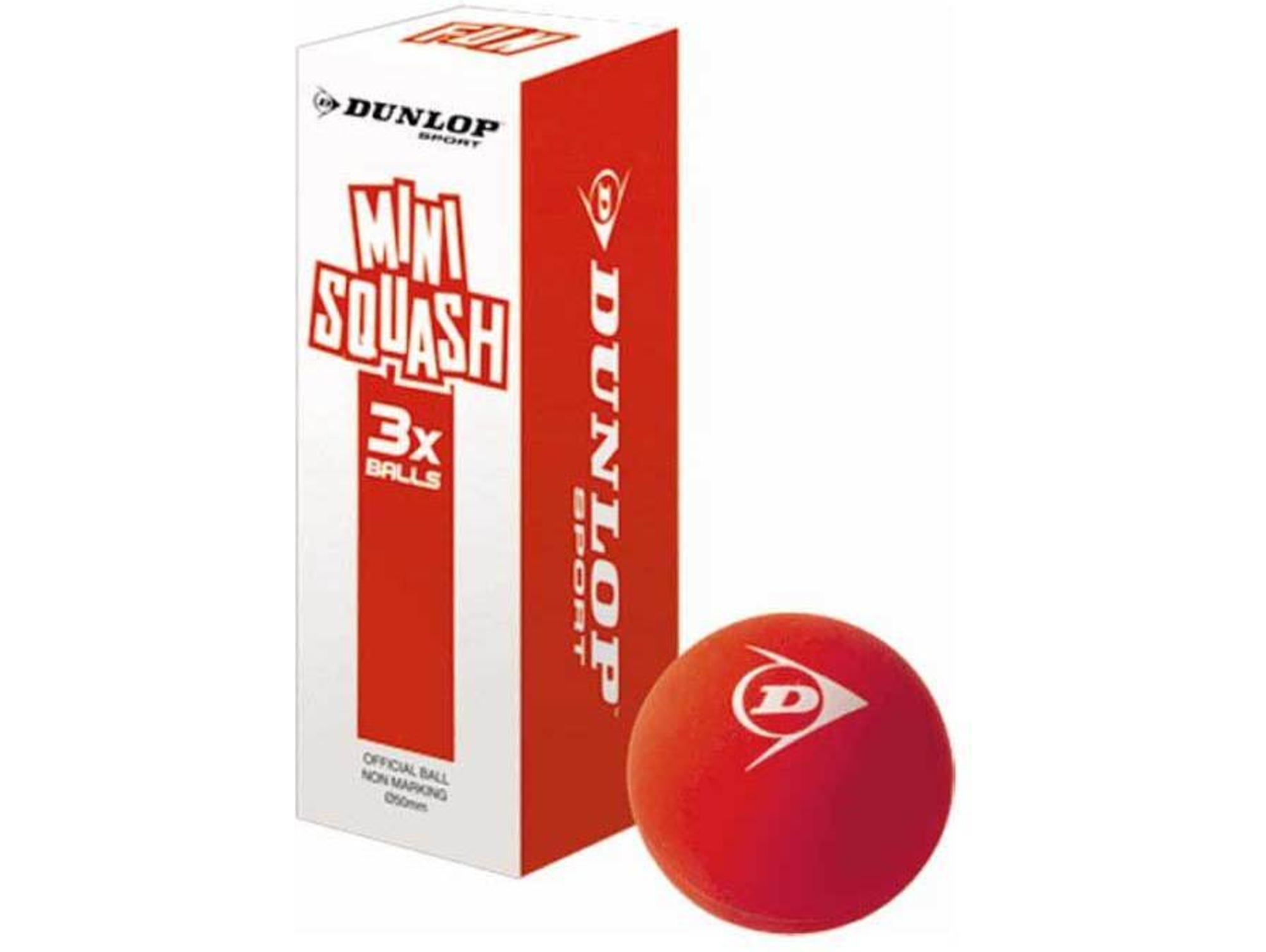 Pelota de Squash DUNLOP Fun Mini 60 Mm