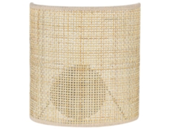 Lámpara de pared BELIANI Cario de Ratán Natural 20x12x22