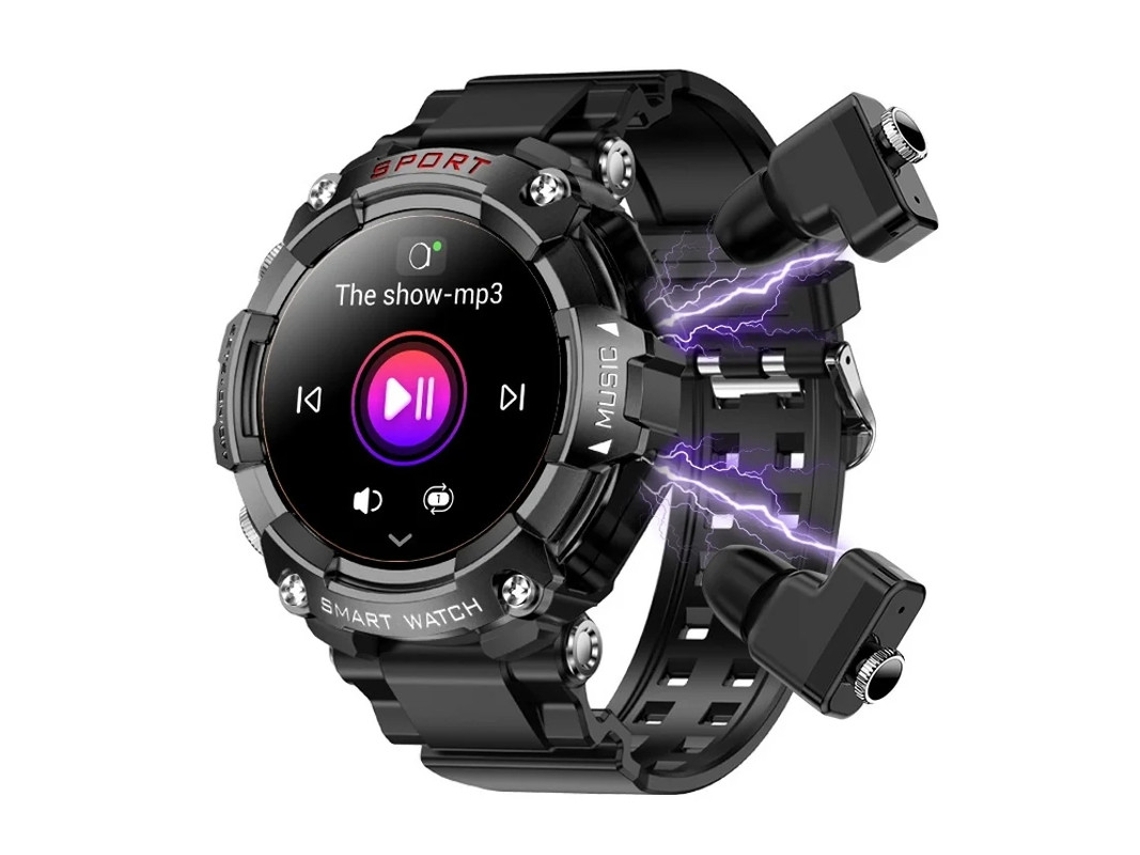 Reloj inteligente con auriculares para teléfonos iOS y Android, pantalla táctil redonda de 1,52 pulgadas, rastreador de actividad física, respuesta/hacer Yizhood