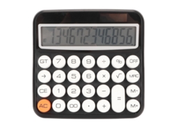 Calculadora De 12 Dígitos Con Pantalla Lcd, Botones Redondos Y Apagado Automático Para Uso En La Oficina Y La Escuela.