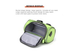 Bolsa Táctica Impermeable De Malla De Gran Capacidad Para Manillar De Bicicleta De Montaña Y Carretera.