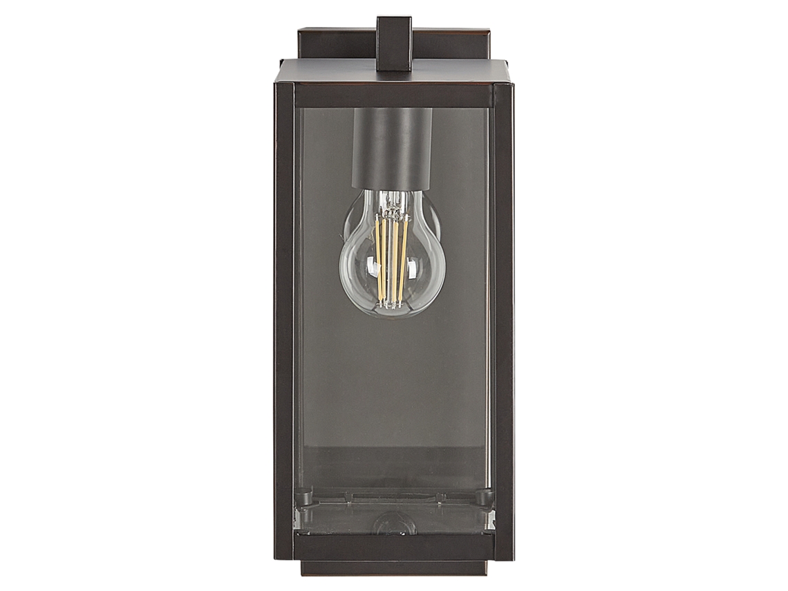 Iluminação De Parede Para Exterior BELIANI Megget De Ferro Preto 20x20x33