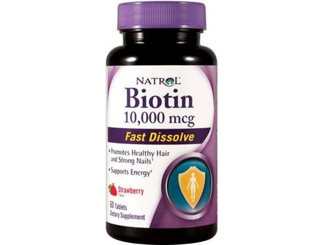 Té NATROL Biotina Fast Dissolve (60 tabletes)