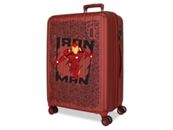 Maleta Mediana Iron Man ABS con Capacidad de 84.24L Rojo Marvel