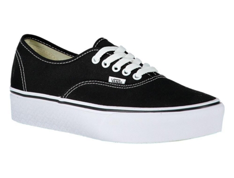 Zapatillas VANS Authentic Platform Black Mujer (40.5 - Negro)