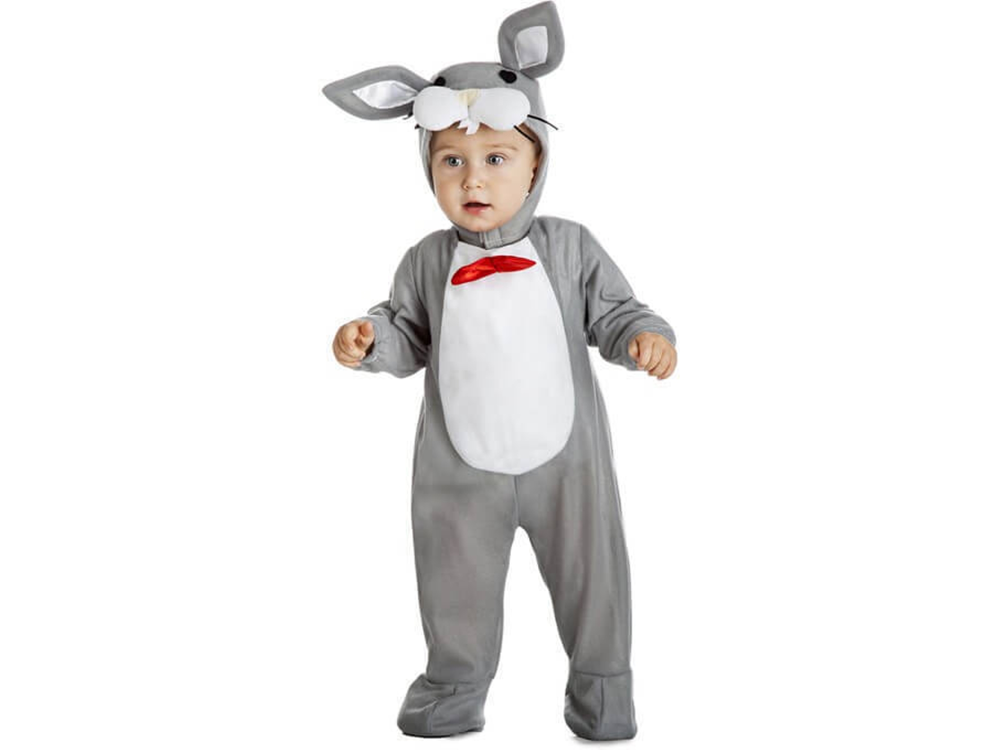 Disfraz de Bebé DISFRAZZES Conejo Gris (Talla: 1 a 2 años)