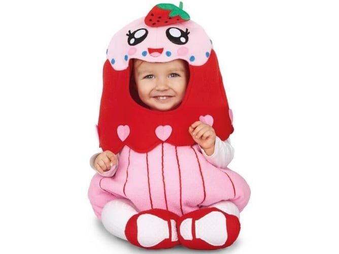 Disfraz de Bebé DISFRAZZES Cupcake (Talla: 6 a 12 meses)