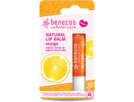 Bálsamo Labial BENECOS Naranja (8 g)