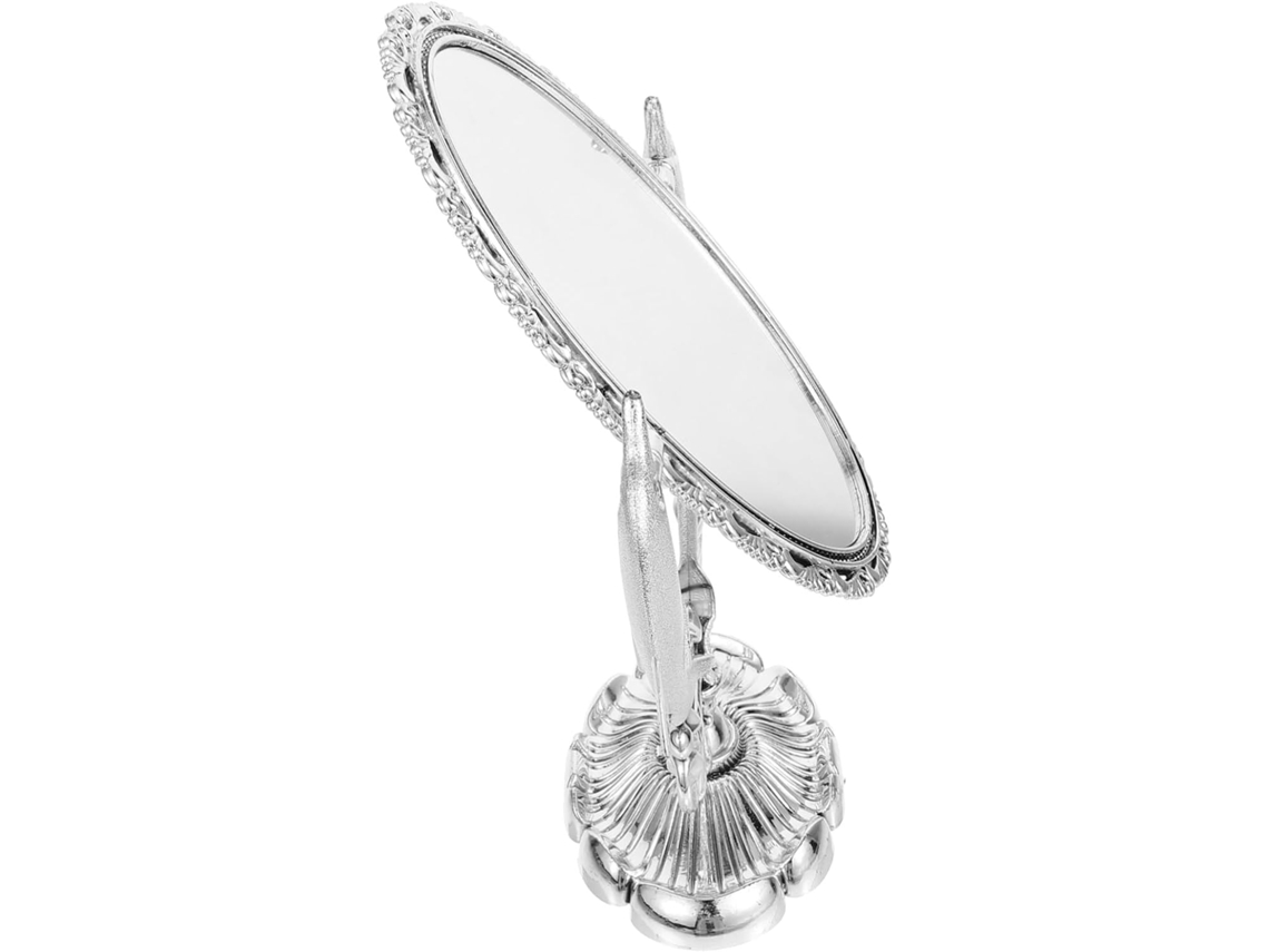 Miroir De Maquillage Double Side Pivotant Para Table De Bureau Élégant Y Stable Rotatif Accessoi...