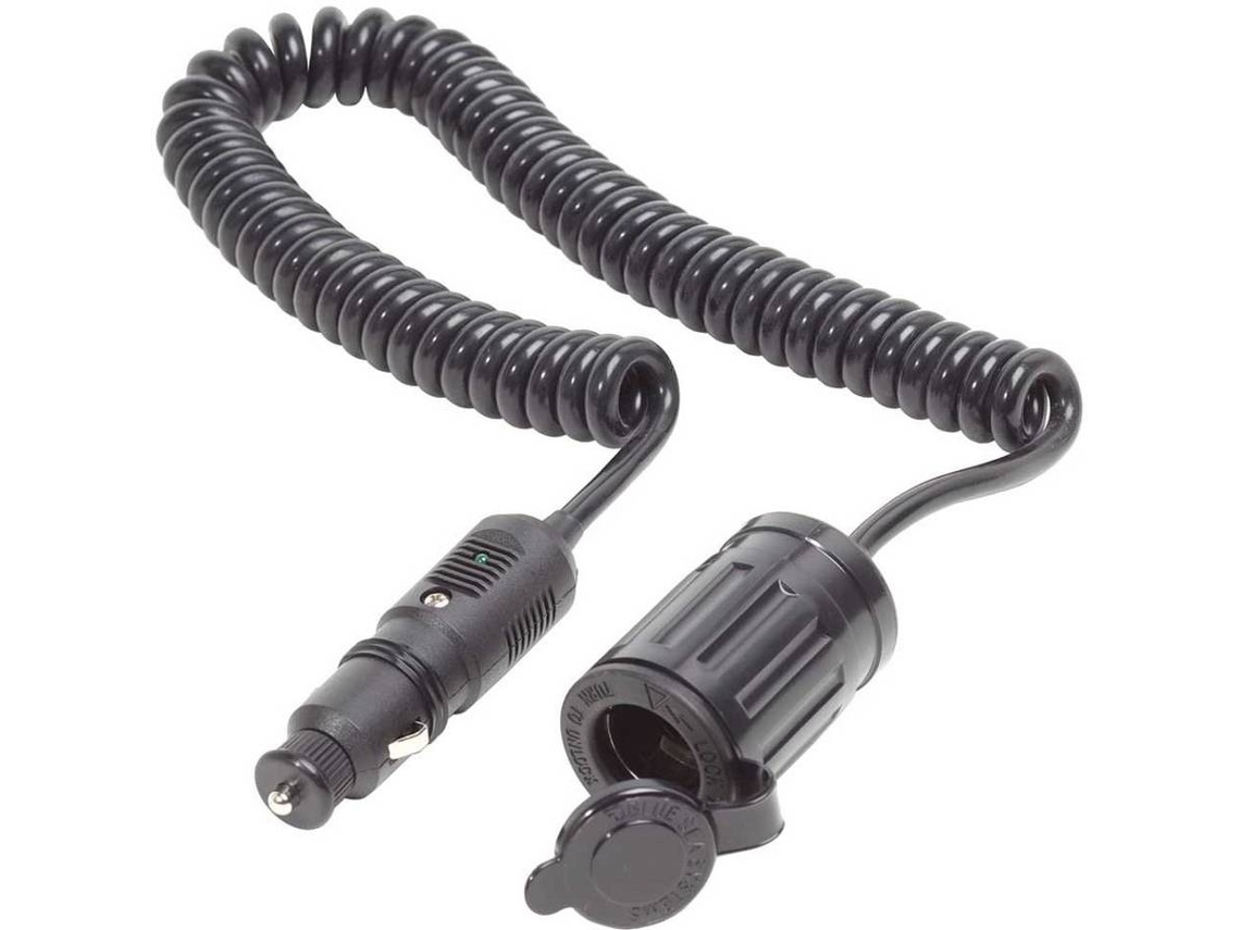Ficha BLUE SEA 12V Plug With Single Extension Socket Negro