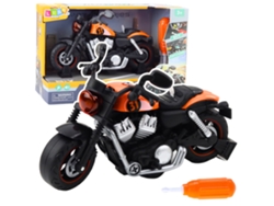 Luces de motocicleta DIY girando y desatornillando sonidos naranja B.active