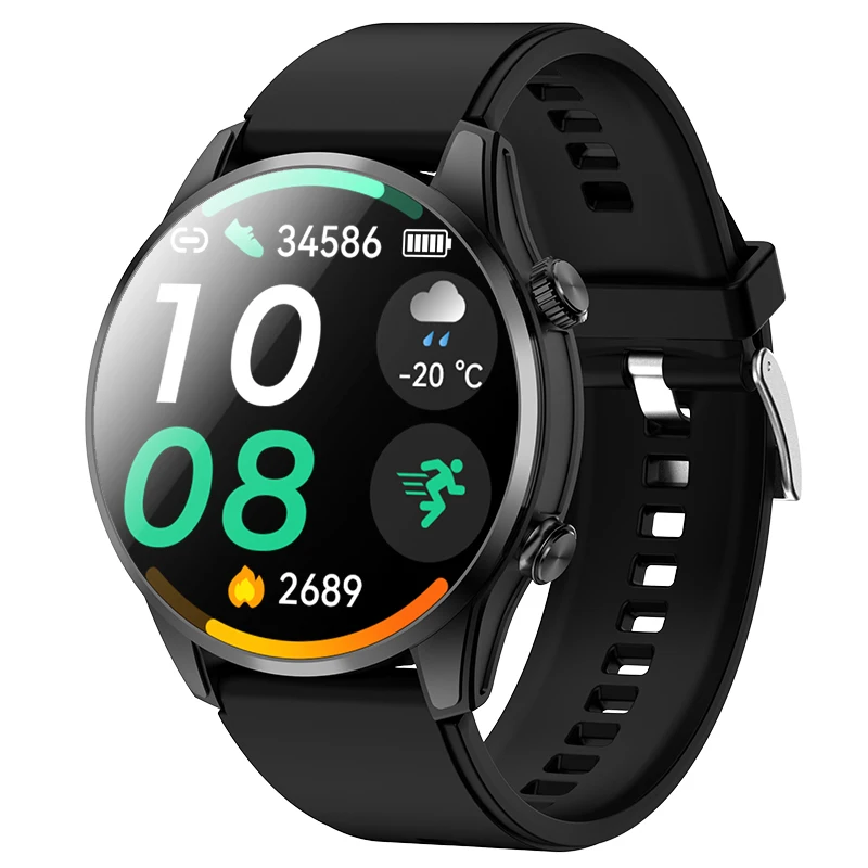 (negro) Reloj Inteligente Gps Con Posicionamiento Dual Beidou, Pantalla Amoled De 1,43 Pulgadas