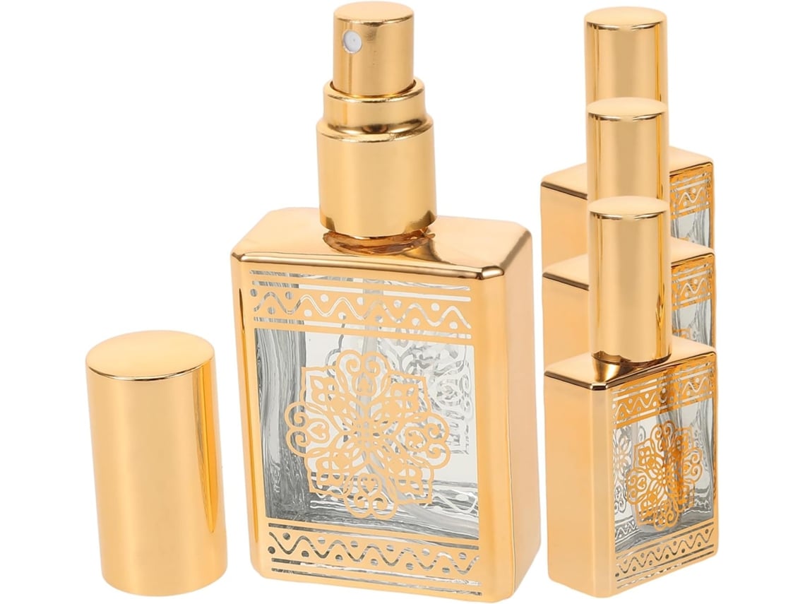 De 4 Frascos De Perfume Recarregáveis Com Borrifador, Ideais Para Pequenas Embalagens.