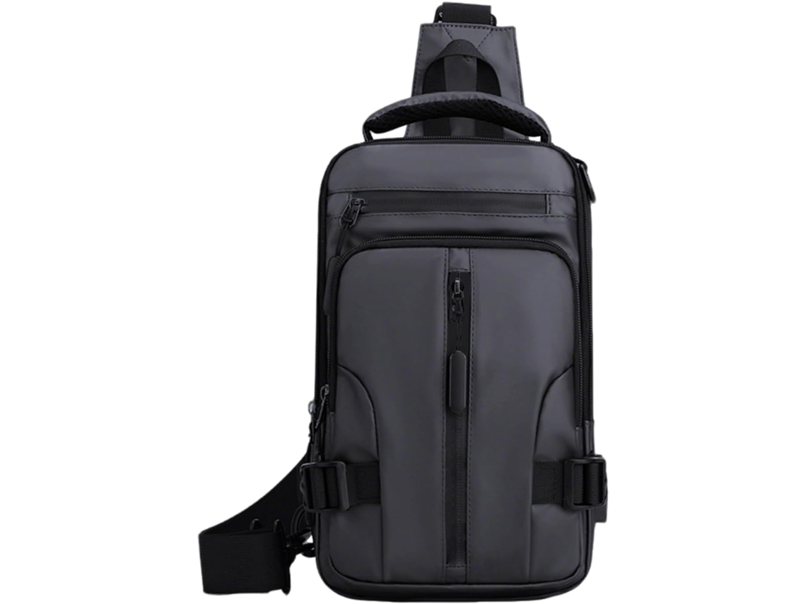 Bolso bandolera pequeño de tela Oxford | Mochila antirrobo, mochila informal de senderismo, multifuncional, ideal para Slowmoose