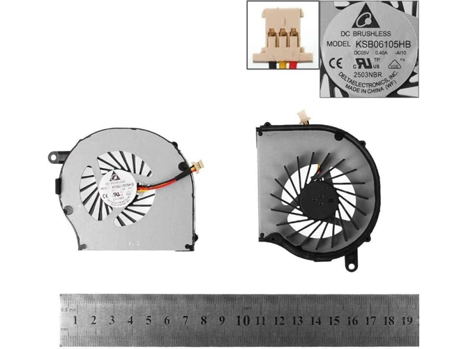Ventilador para Portátil HP G72-B40Ss 606013-001 Nfb73B05H