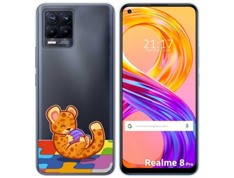 Carcasa Realme 8 4G / 8 Pro TUMUNDOSMARTPHONE Dibujos Transparente Multicolor