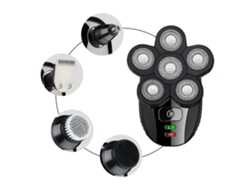 Cuchillas depilatorias eléctricas negras Yunzii para una depilación impecable. Afeitadora para piernas, rostro, labios y bikini.