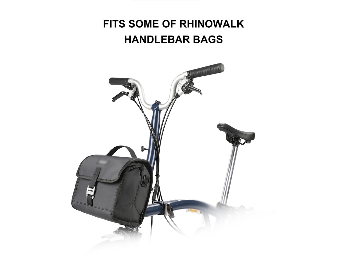 Adaptador Para Bolsa De Bicicleta Plegable Brompton, Soportes Frontales De Aluminio, Accesorio De Instalación