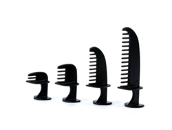 Kit profesional de corte de cabello 2026 con 4 guías para hombres, mujeres y niños.